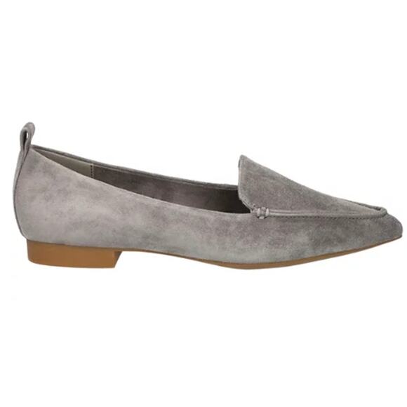 Bella Vita Women's Alessi Pointed Toe Flats in Grey Suede NEW Size 8W - Picture 2 of 7